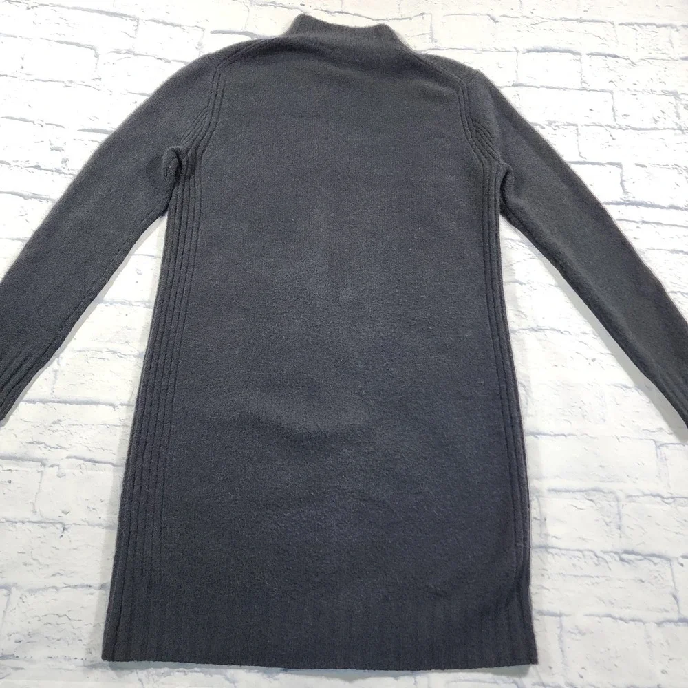 J Crew WOMENS SIZE S Merino Wool Alpaca Blend Black Sweater Dress Minimalist - Picture 12 of 14